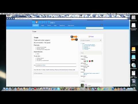 How to install and use Trade plugin (Bukkit)