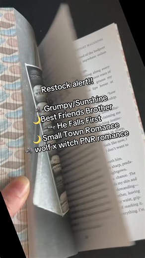 🐺 Grumpy/Sunshine 🌙Best Friends Brother 🏍️ He Falls First 🌙 Small Town Romance 🐺 wolf x witch PNR romance A spicy, friends to lovers, motorcycle, wolf shifter romance With her career taking off and landing her dream job as an events planner, Rosemary Sinclaire envisioned her life after college was going to be perfect. Until a particular motorcycle riding wolf shifter she hooked up with a year ago, randomly shows up in the same town she starts working in. Rose is taken back to memory of the 