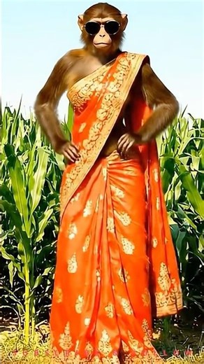 "😂Monkey Dancing in Nepali Song | Funniest Viral Dance 2025 🐒💃"#shorts #trending