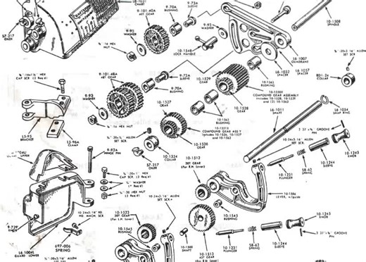 Fits Craftsman-atlas - 101.07403 12" Metal Turning Lathe Parts List Manual - Etsy