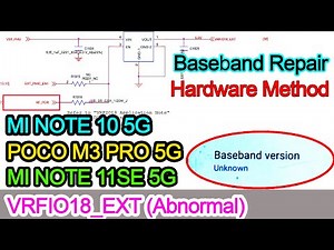 (हिंदी मैं) || MI Note 10T 5G Baseband Repair || VRFIO18_EXT Abnormal || Solved ||