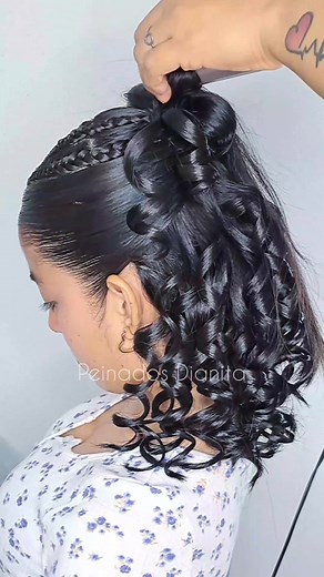 431K views · 8.9K reactions | Aprende como hacer un peinado para tu graduación ✨ O para tus xv años es bellisimo te va a encantar  | Peinados Dianita | Facebook