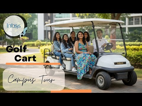 Explore Infosys Pune 2025 Campus on a Fun Golf Cart Ride | Ultimate Corporate Tour 🚗💼 Office Tour