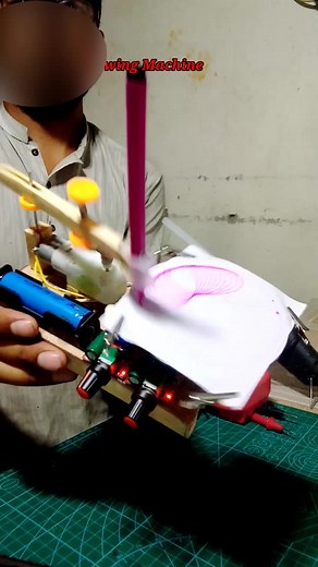 How to make drowing machine #experiment #drowing #machine