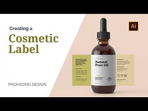 Creating a Label Design for Cosmetics Products | ADOBE ILLUSTRATOR TUTORIAL