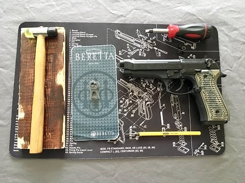 Beretta 92FS Skeletonized Hammer Installation