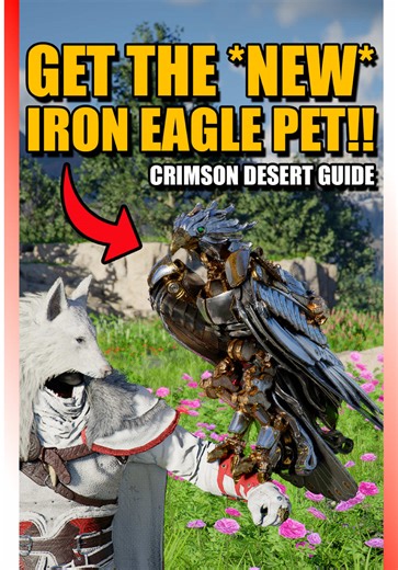 This is your no nonsense guide on how to get the LEGENDARY IRON EAGLE PET in Crimson Desert Fast! #crimsondesert #crimsondesertgameplay #gaming #guide #tutorial