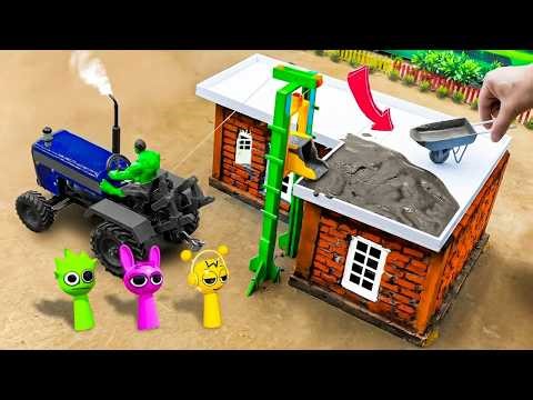 DIY Construction Science Project - Building a 2-Story Fireproof Brick House