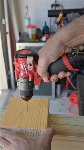 Milwaukee m12 fuel Hammer drill. #diy #woodworking #shorts #powertools #shorts #viral