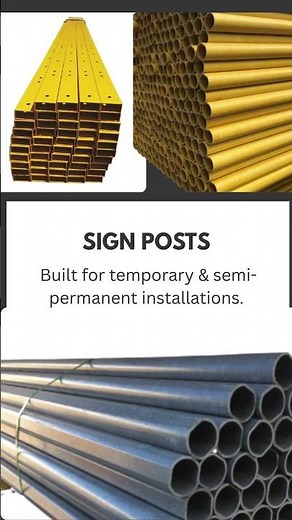Sign Stands & Posts for Construction Sites | Stable & Easy Setup