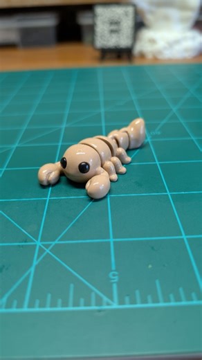 Fabricated Pixels on Instagram: "Painting resin on a flexi scorpion toy. . #3dprinting #custom #laserengraving #resin"