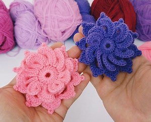 SIMPLE FLOWER CROCHET // How to crochet a flower? | Knitting And Crochet