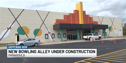 New bowling alley under construction
