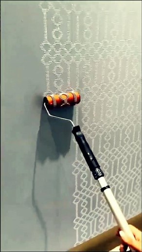 🎨 How to Create Patterned Wall Paint Easily!
