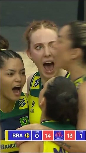 【バレーボール #ネーションズリーグ 2024】日本 vs ブラジル女子準決勝ハイライト #VNL2024
