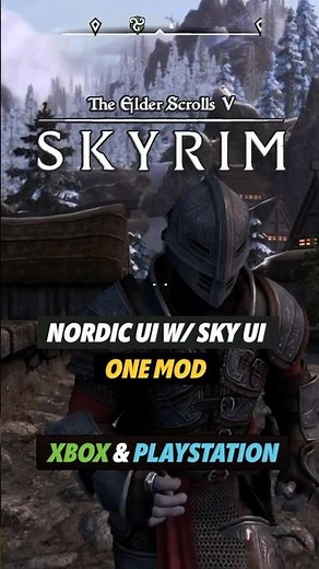SkyUI on Console w/ NordicUI is here!
