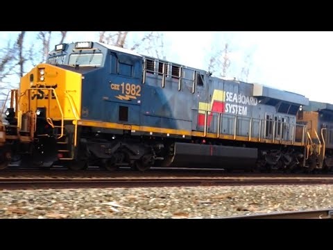 Live Train Watching at The CSX Train Tracks Say Hi In The Comments