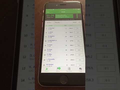 How to draft using the espn app for fantasy football on an iPhone