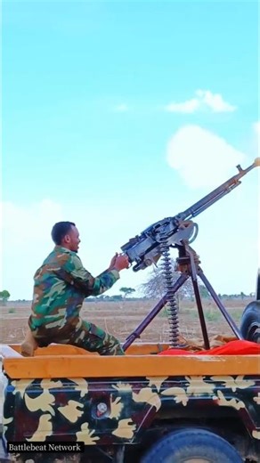 The DShK 1938 ("Dushka") is a Soviet-designed 12.7 mm heavy machine gun #russianarm