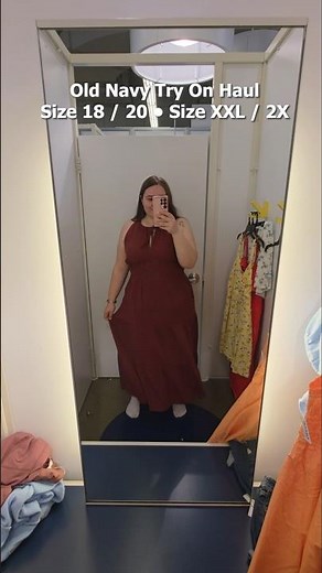 Inside the Fitting Room at Old Navy | Plus Size Summer Outfits | Size 18/20 Try On Haul