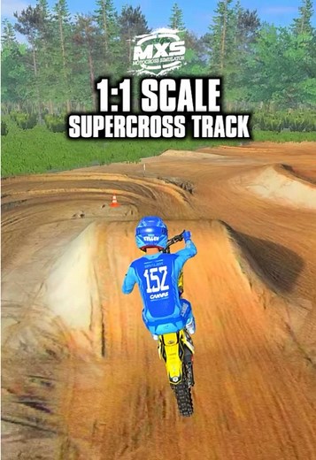 Exploring 1:1 Scaling in MX Simulator | 2024 MTF Pro Supercross Track