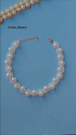 5 Minute me Gorgeous Pearl Necklace 😍 | Easy DIY Jewelry #shorts #diy #handmade #necklace #craft #yt