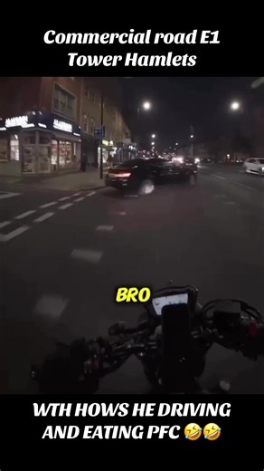 Driving and Eating in Tower Hamlets, London