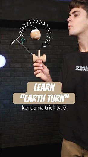 How to do Earth Turn kendama trick lvl 6 #kendama #tutorial #learning