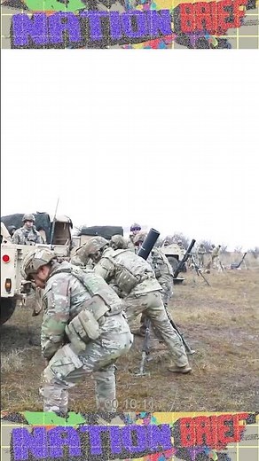 U.S. Marines conduct 120mm mortars training