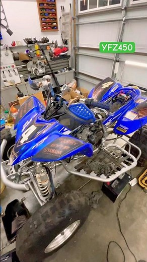 YFZ450 ‘Quick Fix’ Turned Into a project. #yamaha #quad #moto #motivation #life #motocross #yt