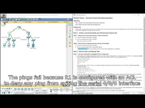 7.1.1.4 Packet Tracer - ACL Demonstration