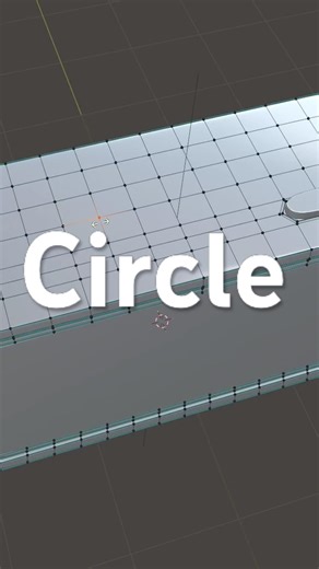 Here's the Blender shortcut for perfect circles ⭕️ in your mesh #blendertips #blendertricks