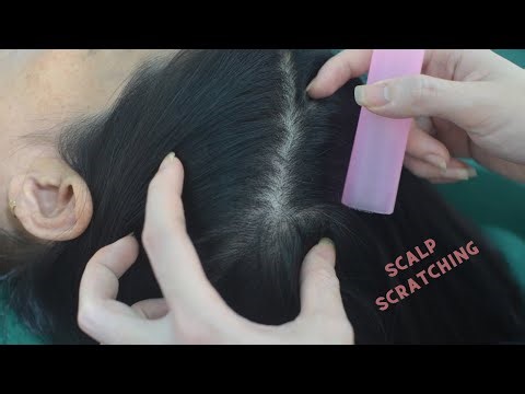 Head Scratching Sound ASMR / Aggressive Scratching With Breathing Noise ( Real Person ASMR )