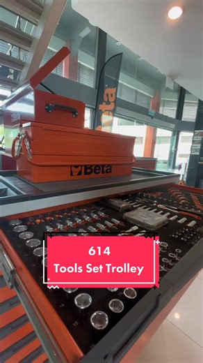 Most Comprehensive Tool Trolley Set 614 Tools 9 Drawers Full organiser foam for tools Built in label holder #betatools #betatoolsmalaysia #motorsports #morethantools #unipac #unipacengineering #2023 #new #newinventory #newproduct #614 #betaeasy