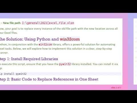 Dynamically Change Excel Formula References Using Python