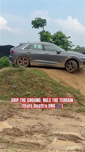 Audi Q8 Quattro Off-roading Test🔥 #shorts #offroad #audi #q8 #audiq8 #quattro #audiquattro #suv