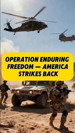 operation enduring freedom America strikes back