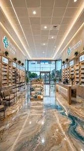 Luxury Pharmacy Interior Transformation With Metallic Epoxy Floors | Cinematic Timelapse