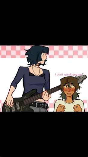 Space Ivii👽✨️ on Instagram: "First time using alight motion just to do this two cuties hihi😋 - male character owned by haru_badu on X [twitter], female character by me! #trending #idontspeakgerman #animation #oc #digitalart #animationmeme"