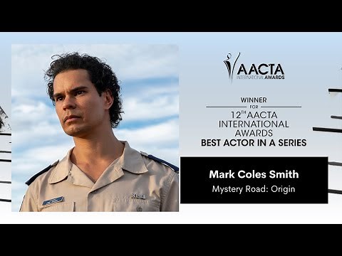 Mark Coles Smith wins the 12th AACTA International Award for Best Actor in a Series