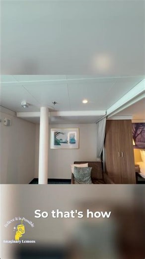 Cruise Ship Cabin Tour: Surprisingly Smart Space Design! #shorts