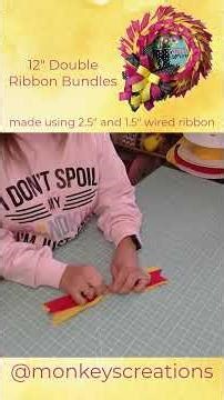 Easy Ribbon Technique for Wreath Frames and Boards #ribbon #protips