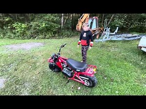 Reviewing a tractor supply Coleman mini bike
