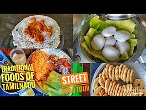Tamilnadu traditional food | Indian Street Food Tour in Chennai | tamil nadu street food chennai