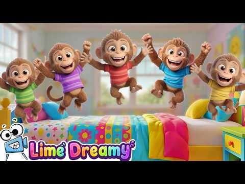 Five Little Monkeys & More Nursery Rhymes | Kids Songs for Toddlers by Lime Dreamy