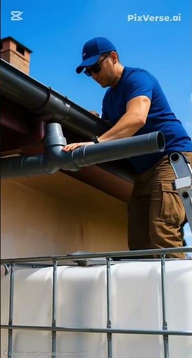 Build a FREE Rainwater Harvesting System with 2 IBC Tanks! 💧🏡 | DIY Water Saving