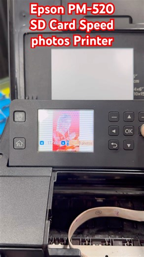 Epson PM-520 SD Card Speed photos Printer#epson#service #printersupportsoftware