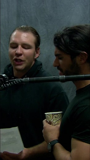 Rare Footage of The Shield Recording Intro for Their Theme Music