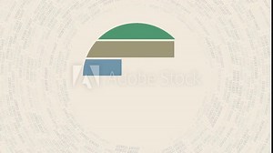 Ivory Coast logo intro. Badge with the circular name and map of the country. Vibrant Ivory Coast round logo animation.