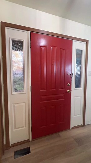 3M views · 33K reactions | The door at the end > the door at the beginning  #homerenovation #renovation #renovationproject #renovationseries #frontdoor | Lexi DIY | Facebook